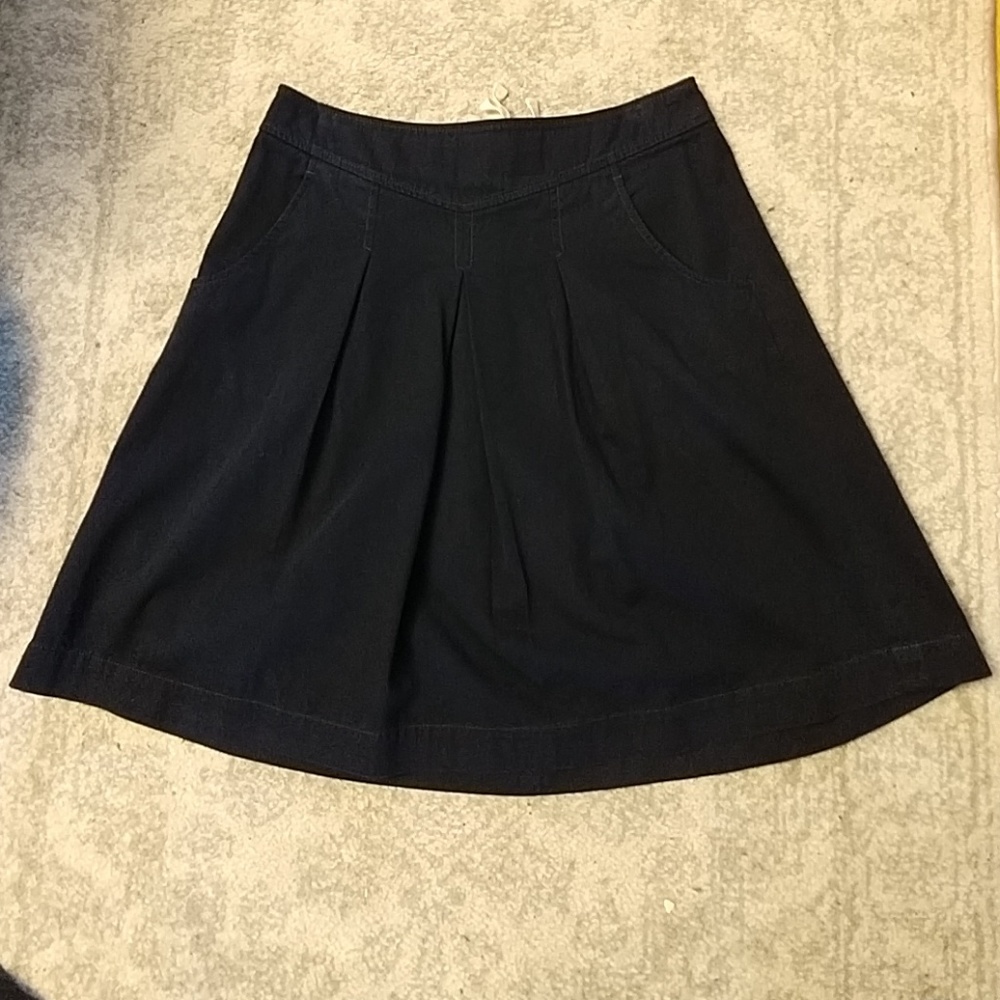 Jcrew navy skirt